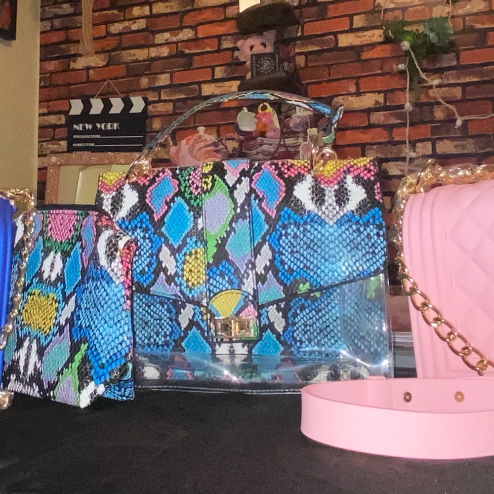 Multi color purse